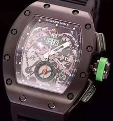 Richard Mille RM011-01 R Mancini Chronograph Forged Carbon Black Dial Swiss 7750