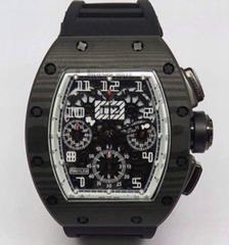 Richard Mille RM011-FM Felipe Massa Chronograph Forged Carbon White Dial Swiss 7750