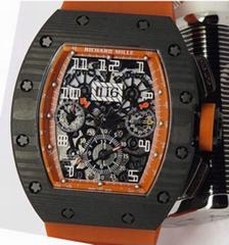 Richard Mille RM011-FM Felipe Massa Chronograph Forged Carbon Orange Dial Swiss 7750