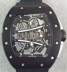Richard Mille RM61 PVD Black Skeleton Dial M9015