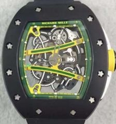 Richard Mille RM61 PVD Green Skeleton Dial M9015