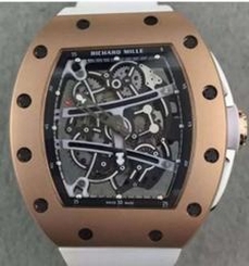 Richard Mille RM61 Rose Gold Skeleton Dial M9015
