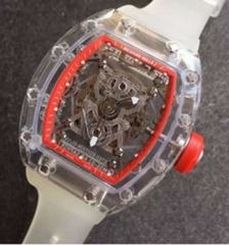 Richard Mille RM056-02 Shappire Red & Skeleton Dial M9015