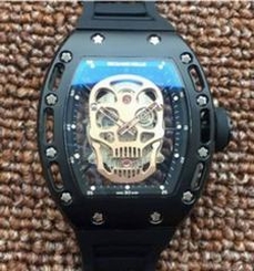 Richard Mille RM052 PVD Rose Gold Skull Dial M6T51
