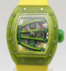 Richard Mille RM 59-01 Tourbillon Yohan Blake Translucent Green Composite Skeleton Green Dial M9015