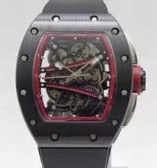 Richard Mille RM59-01M Black Ceramic Red Skeleton Dial M8215