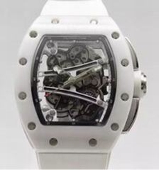 Richard Mille RM59-01M White Ceramic Black Skeleton Dial M8215