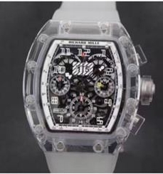 Richard Mille RM011-FM Shappire White & Skeleton Dial Swiss 7750