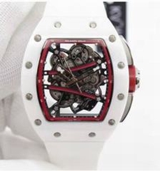 Richard Mille RM59-01M White Ceramic Red Skeleton Dial M8215