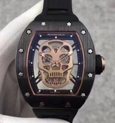 Richard Mille RM052 KV Black Ceramic Gold Skull Dial M6T51