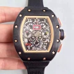 Richard Mille RM011-FM Ceramic Yellow Skeleton Dial Swiss 7750
