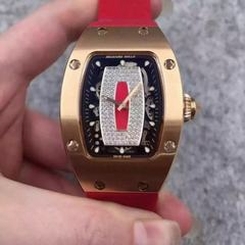 Richard Mille RM07 Ladies Rose Gold Orange & Diamonds Dial M6T51