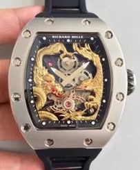 Richard Mille RM57-01 Jackie Chan Stainless Steel Yellow Gold Dial M9015