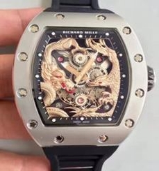 Richard Mille RM57-01 Jackie Chan Stainless Steel Rose Gold Dial M9015