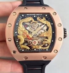 Richard Mille RM57-01 Jackie Chan Rose Gold Yellow Gold Dial M9015