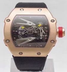 Richard Mille RM27-02 Rose Gold Black & Skeleton Dial M9015