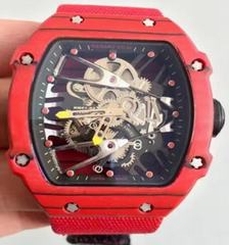 Richard Mille RM27-02 KV Red Forged Carbon Black & Skeleton Dial M9015