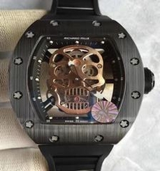 Richard Mille RM052 KV Black Ceramic Gold Skull Dial M6T51