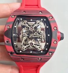 Richard Mille RM50-27-01 NTPT KV Red Forged Carbon Black & Skeleton Dial M9015