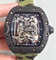 Richard Mille RM50-27-01 NTPT KV Black Forged Carbon Black & Skeleton Dial M9015