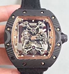 Richard Mille RM50-27-01 NTPT KV Black Forged Carbon Gold & Skeleton Dial M9015