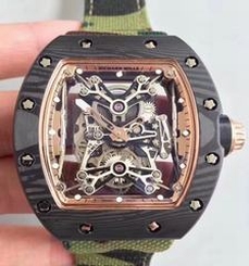 Richard Mille RM50-27-01 NTPT KV Black Forged Carbon Gold & Skeleton Dial M9015