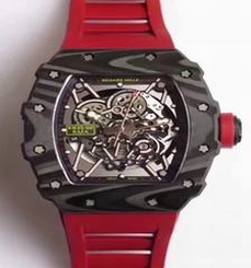 Richard Mille RM35-02 Rafael Nadal KV Forged Carbon Black & Skeleton Dial M6T51