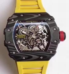 Richard Mille RM35-02 Rafael Nadal KV Forged Carbon Black & Skeleton Dial M6T51