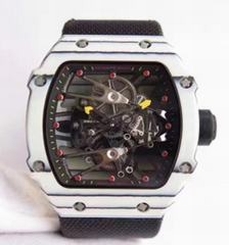 Richard Mille RM27-02 Rafael Nadal KV White Forged Carbon Black Skeleton Dial M6T51