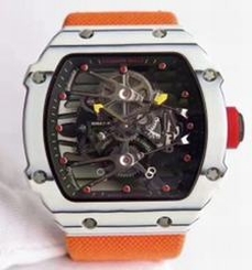 Richard Mille RM27-02 Rafael Nadal KV White Forged Carbon Black Skeleton Dial M6T51