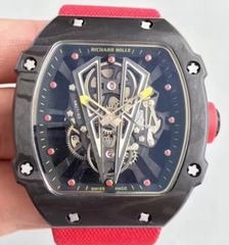 Richard Mille RM27-03 Rafael Nadal KL Forged Carbon Black Skeleton Dial M9015