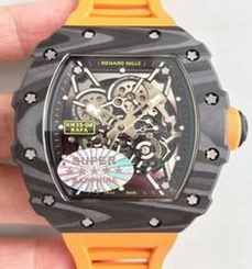 Richard Mille RM35-02 Rafael Nadal KV Forged Carbon Black Skeleton Dial M8215