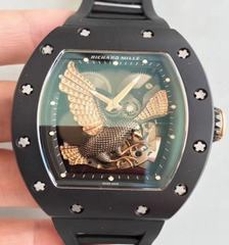 Richard Mille RM023 KV Ceramic Rose Gold Eagle Skeleton Dial M8215