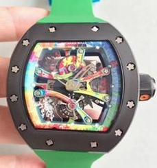 Richard Mille RM068-01 Tourbillon Kongo KV Ceramic Multicolored Skeleton Dial M8215