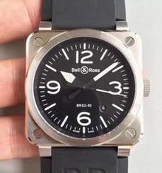 Bell & Ross BR 03-92 Steel N Stainless Steel Black Dial M9015