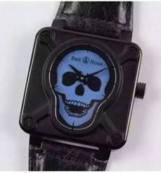 Bell & Ross BR 01 Skull PVD Blue Dial Swiss 9015