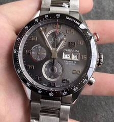 Tag Heuer Carrera Calibre 1887 Day-Date 43MM HBB V6 Stainless Steel Anthracite Dial Swiss Calibre 1887