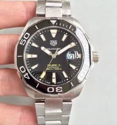 Tag Heuer Aquaracer Calibre 5 WAY201A.BA0927 MK Stainless Steel Black Dial Swiss 2824-2