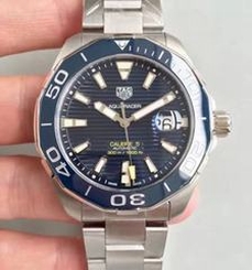 Tag Heuer Aquaracer Calibre 5 WAY201B.BA0927 MK Stainless Steel Blue Dial Swiss 2824-2