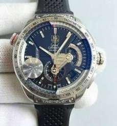 Tag Heuer Grand Carrera Calibre 36 RS Chronograph CAV5115.FT6019 V6 Stainless Steel Black Dial Swiss 7750