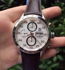 Tag Heuer Carrera Calibre 16 CV2A11 Stainless Steel White Dial Swiss Calibre 16