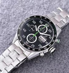 Tag Heuer Carrera Calibre 16 Singapore Limited Edition Stainless Steel Carbon Fiber Dial Swiss Calibre 16