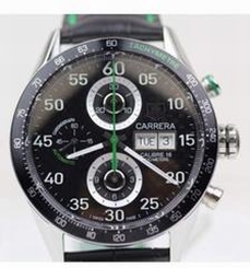 Tag Heuer Carrera Calibre 16 Stainless Steel Carbon Fiber Dial Swiss Calibre 16