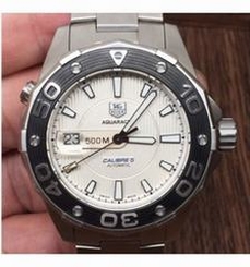Tag Heuer Aquaracer 500M Calibre 5 Stainless Steel White Dial Swiss Calibre 5