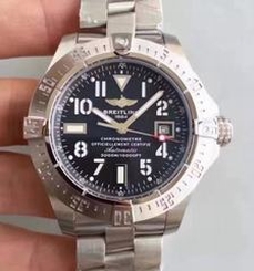 Breitling Avenger II Seawolf A1733110/BC31/169A N Stainless Steel Black Dial Swiss 2836-2