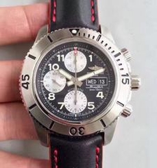 Breitling Superocean Chronograph Steelfish A13341C3/BD19/228X/A20BASA.1 N Stainless Steel Black Dial Swiss 7750