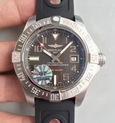 Breitling Avenger II Seawolf A1733110/F563/152S GF Stainless Steel Anthracite Dial Swiss 2836-2