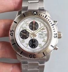 Breitling Superocean Chronograph Steelfish A13341C3.G782.162A GF Stainless Steel White Dial Swiss 7750