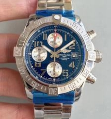 Breitling Avenger II Automatic Chronograph A1338111/C870SS GF Stainless Steel Blue Dial Swiss 7750