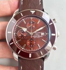 Breitling Superocean Heritage II Chronograph 46 A1331233/Q616/295S/A20D.2 N Stainless Steel Chocolate Dial Swiss 7750
